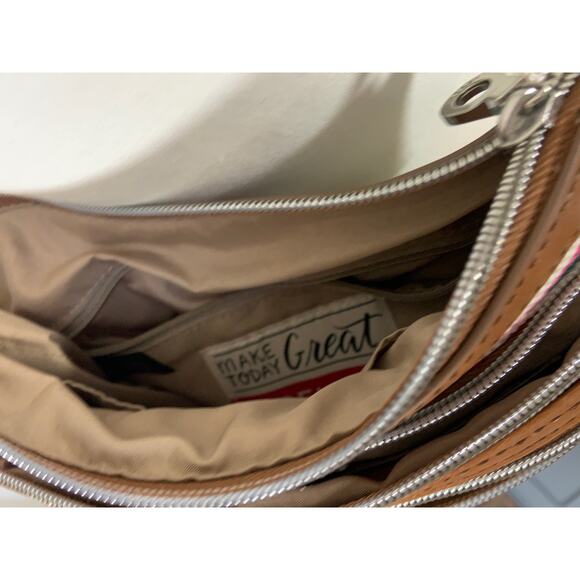 Relic by Fossil Make Today Great Brown and Multicolor Adjustable Crossbody bag - Picture 9 of 10